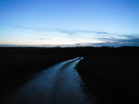 And looking the opposite direction in the early dawn light