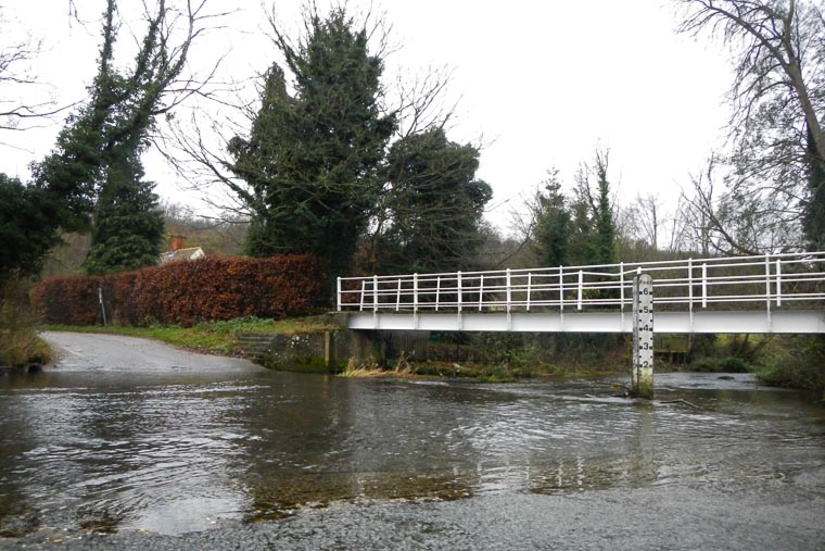 The third ford of the day at Barwick; bridge optional